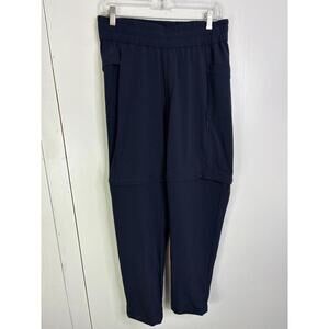 Columbia Pants Womens Medium Omni Shield Pleasant Creek Convertible Navy Hiking